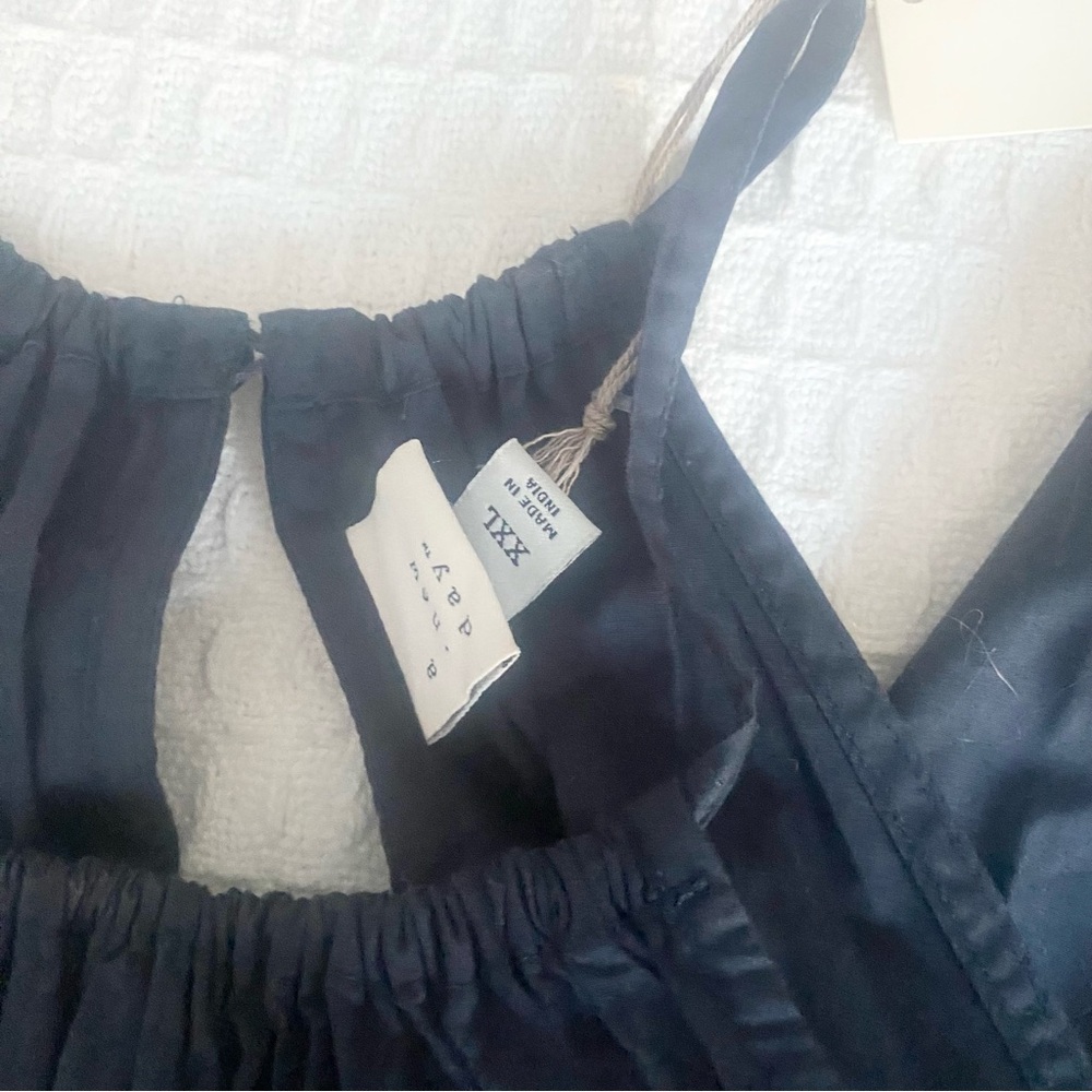 A new day sleeveless poplin dress navy size XXL NWT - Picture 4 of 10